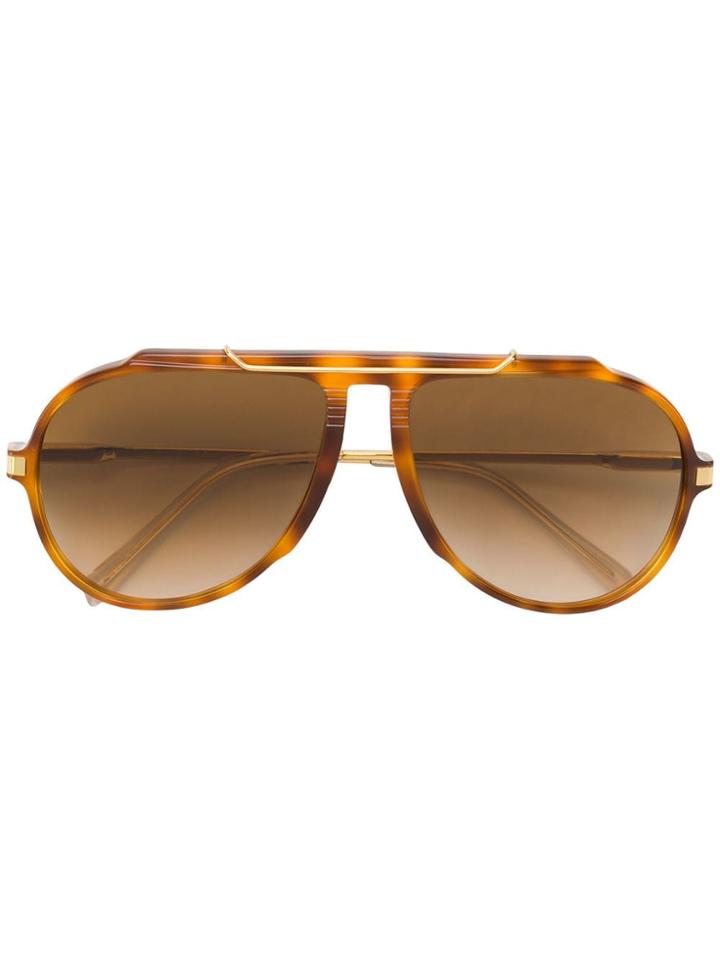 Celine Eyewear Aviator Sunglasses - Brown