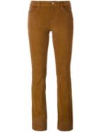 J Brand Bootcut Suede Trousers