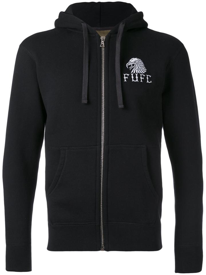 Local Authority Kangaroo Pockets Zipped Hoodie - Black