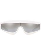 Vogue Eyewear Zoom-in Visor Sunglasses - White