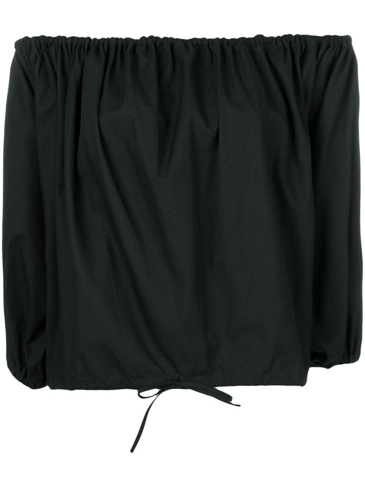 Marques'almeida Off Shoulder Blouse - Black