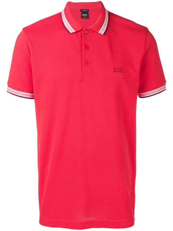 Boss Hugo Boss Chest Logo Polo Shirt - Red