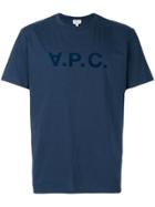 A.p.c. Logo T-shirt - Blue