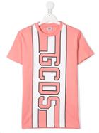 Gcds Kids Logo T-shirt - Pink
