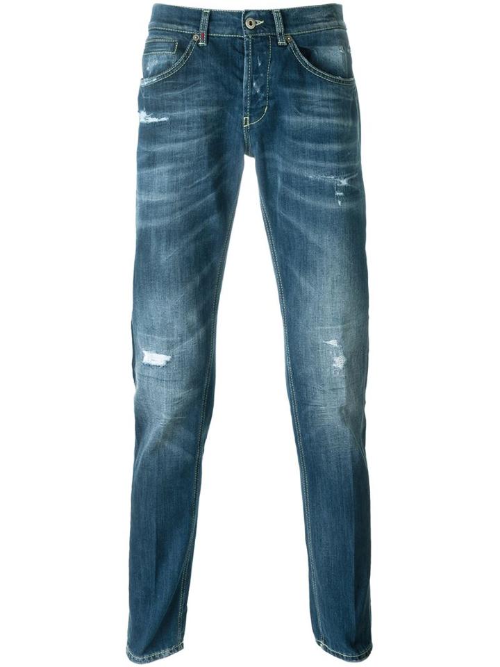 Dondup George Jeans, Men's, Size: 31, Blue, Cotton/polyester