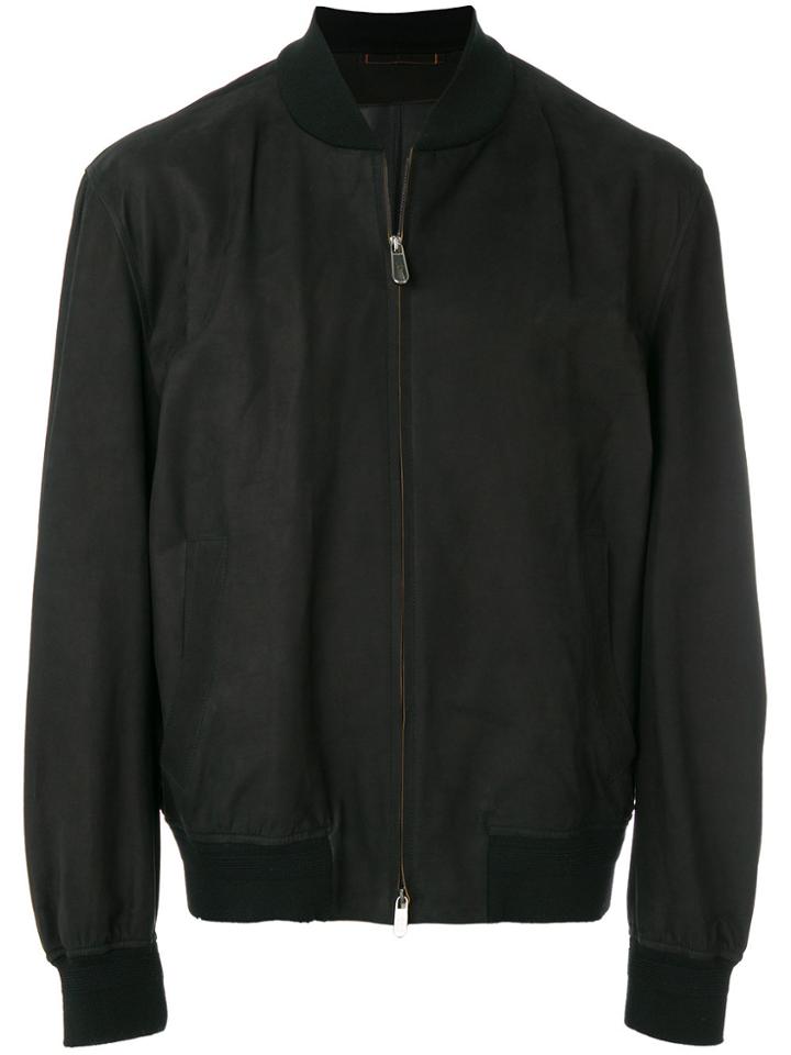 Ermenegildo Zegna Bomber Jacket - Black