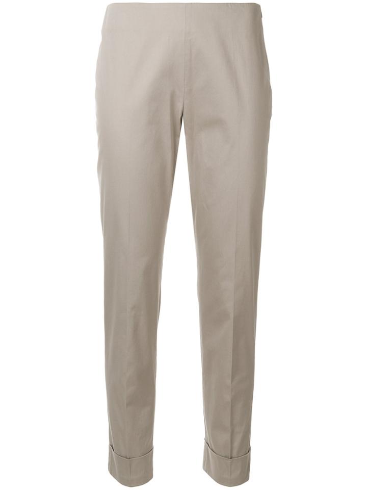 Peserico Tailored Fitted Trousers - Nude & Neutrals