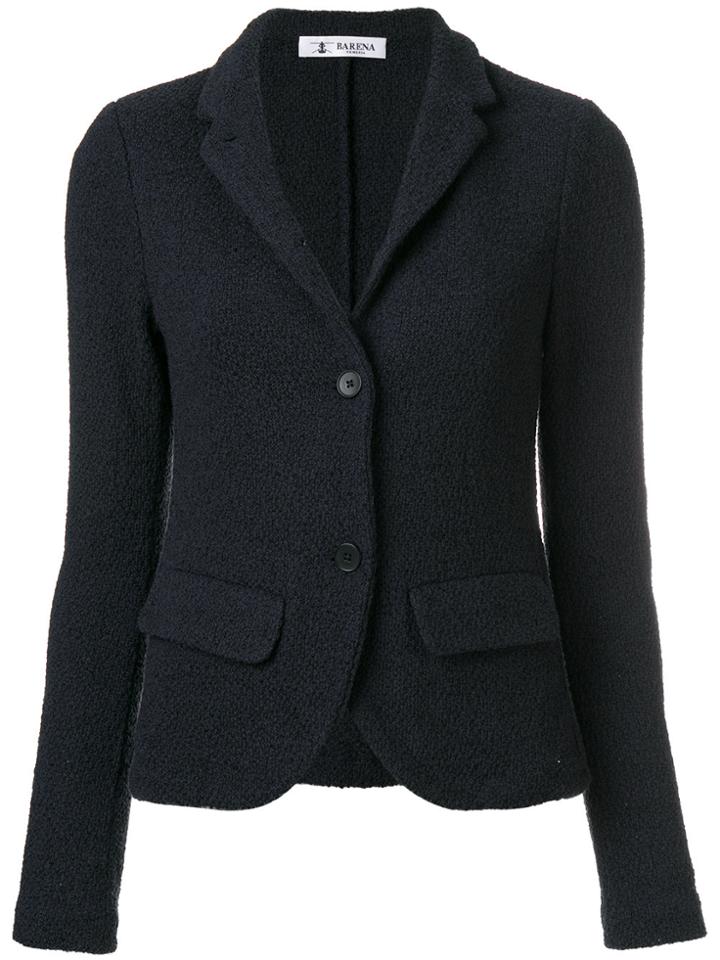 Barena Knitted Fitted Jacket - Blue
