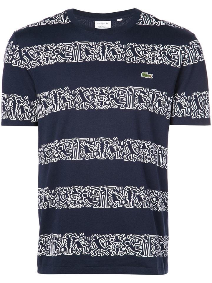 Lacoste Striped Pattern T-shirt - Blue