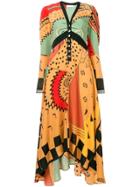 Etro Yuna Dress - Yellow & Orange