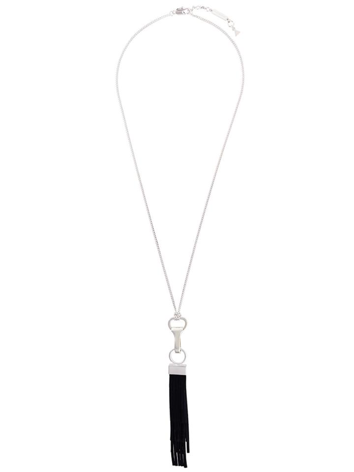 Coup De Coeur Tassle Pendant Necklace - Metallic