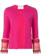 Giada Benincasa Charlotte Cropped Jacket - Pink & Purple