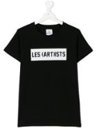 Les (art)ists - Logo Print T-shirt - Kids - Cotton - 16 Yrs, Black