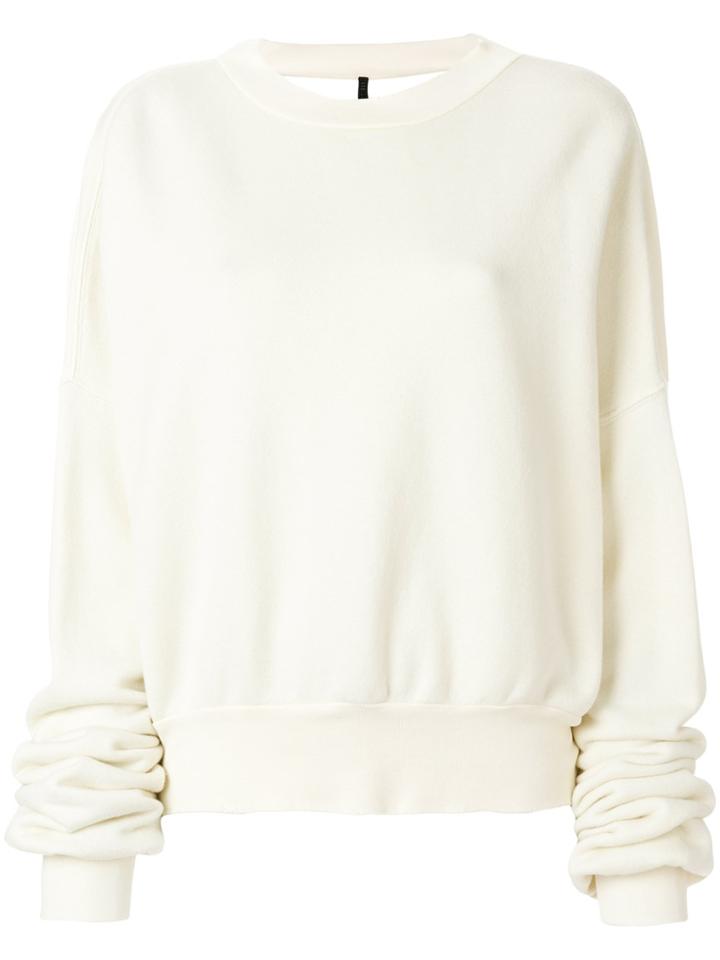 Unravel Project Classic Long-sleeve Sweater - Nude & Neutrals