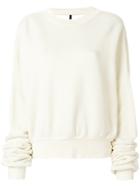 Unravel Project Classic Long-sleeve Sweater - Nude & Neutrals