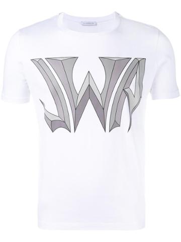 J.w.anderson Logo Print T-shirt, Women's, Size: Small, White, Cotton