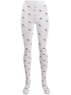 Marc Jacobs Rosebud Tights - Bianco/multi