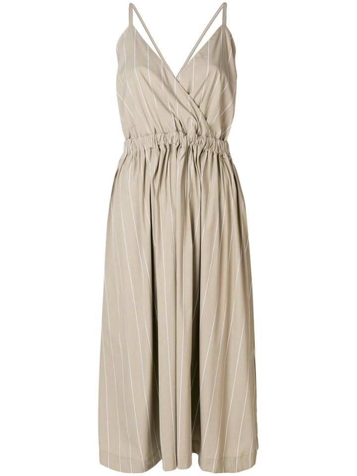 Erika Cavallini Striped Dress - Nude & Neutrals