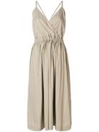 Erika Cavallini Striped Dress - Nude & Neutrals