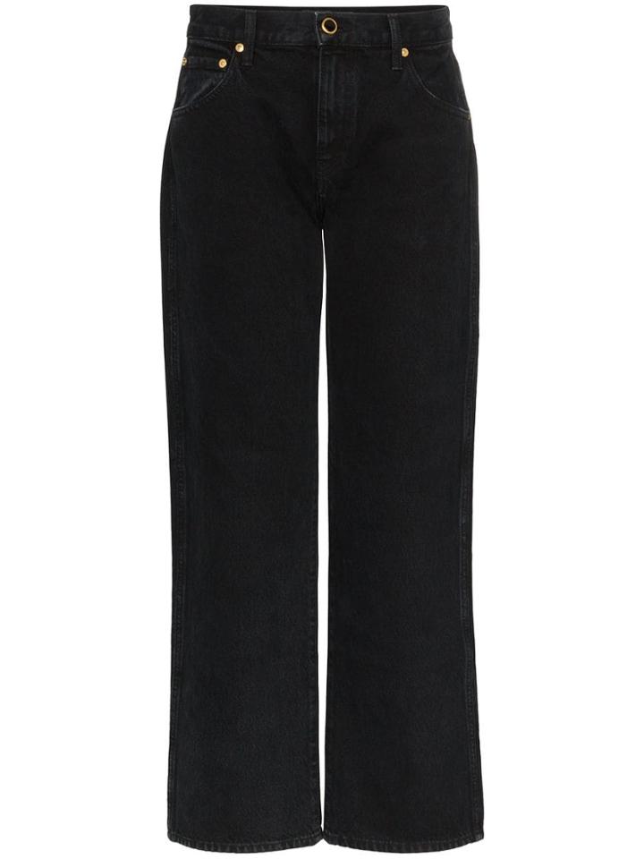 Khaite Kerrie Straight-leg Jeans - Blue