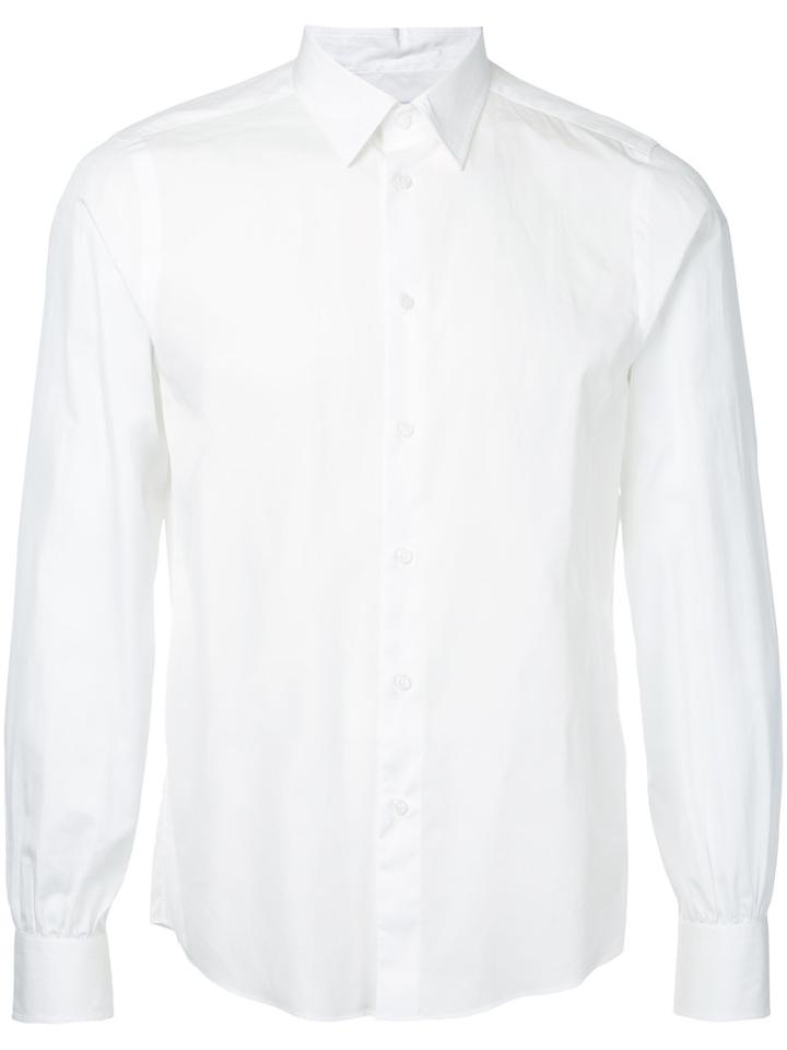 Estnation - Slim-fit Shirt - Men - Cotton - S, White, Cotton