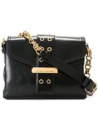 Marc Jacobs Lock And Strap Shoulder Bag, Women's, Black, Calf Leather