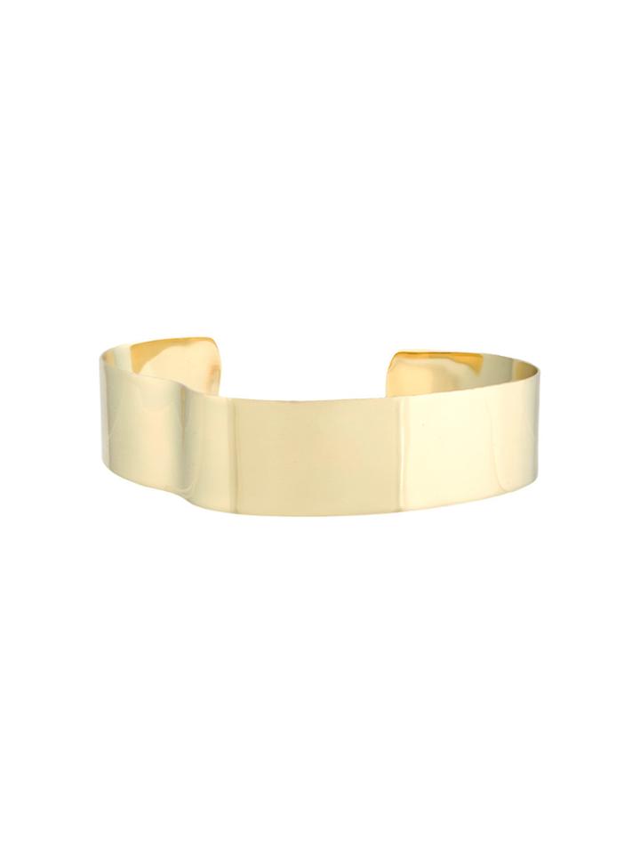 Cornelia Webb Slized Dent Choker - Metallic