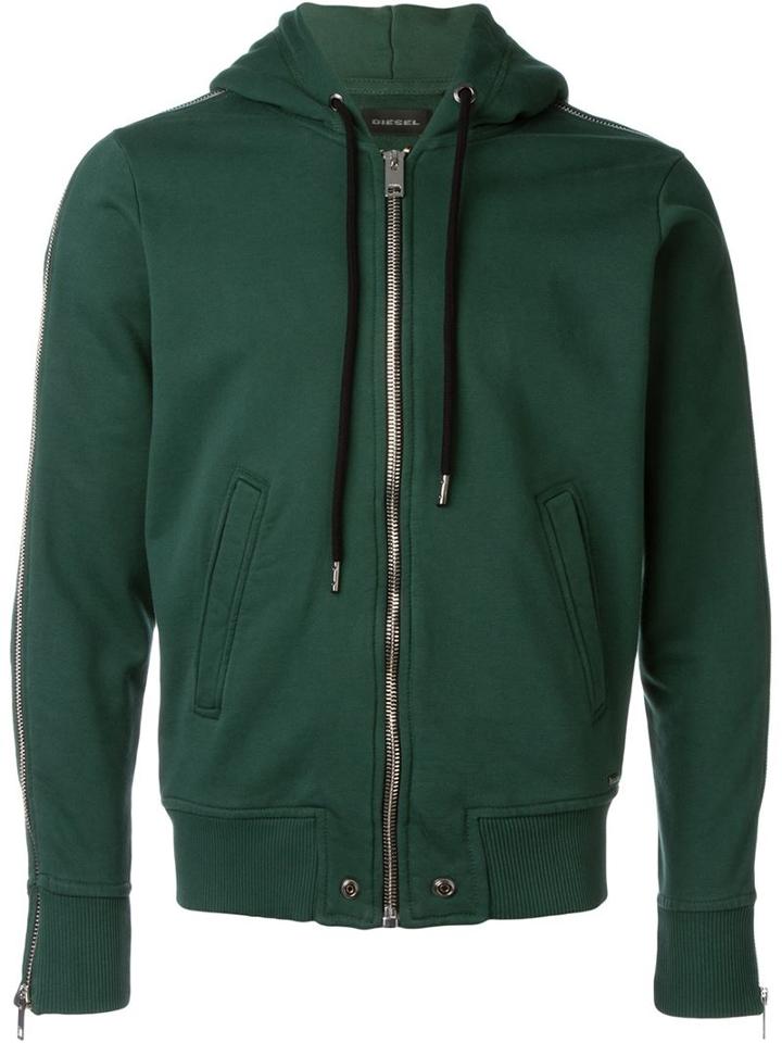 Diesel 'zeus' Zipped Hoodie