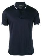 Emporio Armani Slim Fit Polo Top - Blue