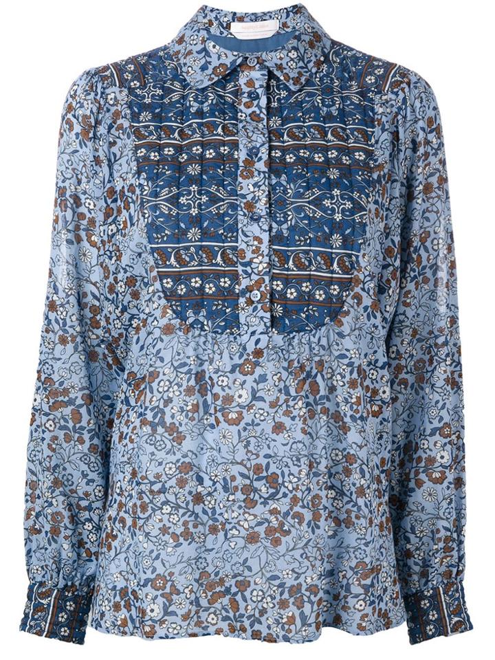 See By Chloé Boho Floral Print Shirt - Blue