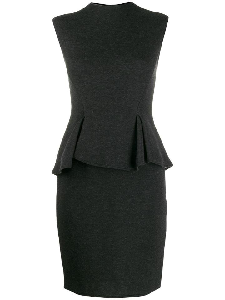 Lanvin Pre-owned 2014 Peplum Waist Dress - Grey