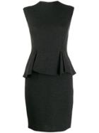 Lanvin Pre-owned 2014 Peplum Waist Dress - Grey