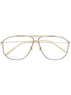 Gucci Eyewear Aviator Shaped-glasses - Gold