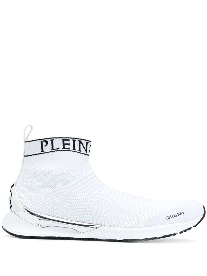 Plein Sport Classic Sock Sneakers - White