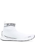 Plein Sport Classic Sock Sneakers - White