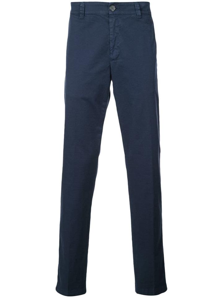 Kenzo Straight Leg Chinos - Blue