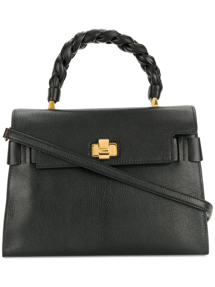 Miu Miu Foldover Tote Bag - Black