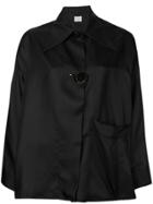Alysi Oversized Long-sleeve Top - Black