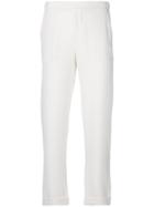 P.a.r.o.s.h. Rolled Cropped Trousers - White