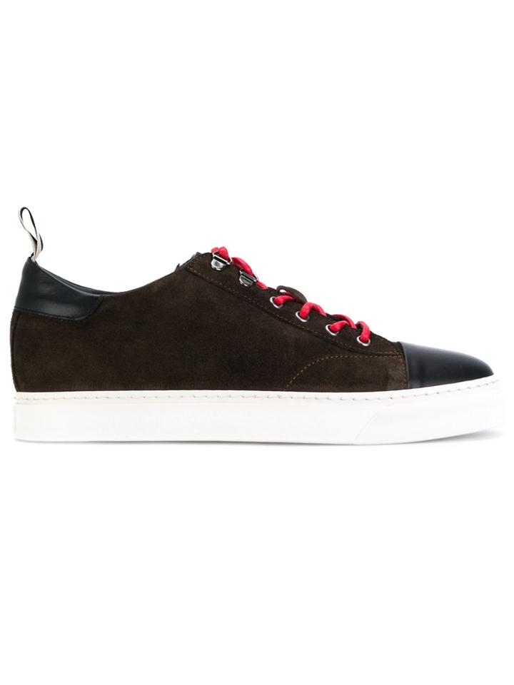 Low Brand Two-tone Sneakers - Brown