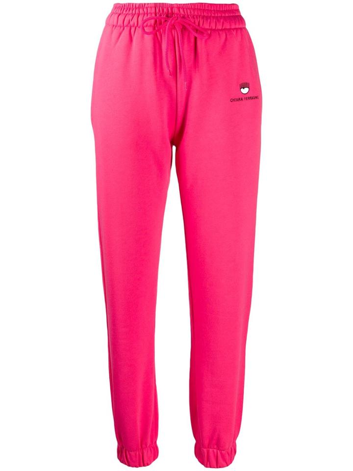 Chiara Ferragni Jersey Track Pants - Pink
