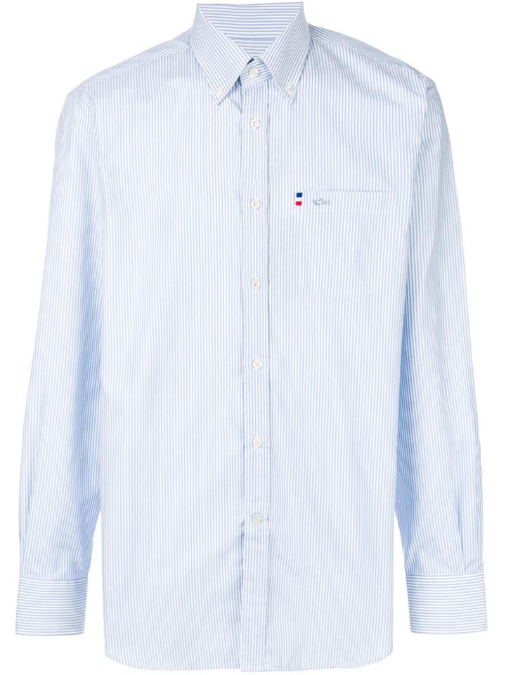 Paul & Shark Striped Long Sleeves Shirt - White