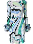 Emilio Pucci All-over Print Dress - Blue