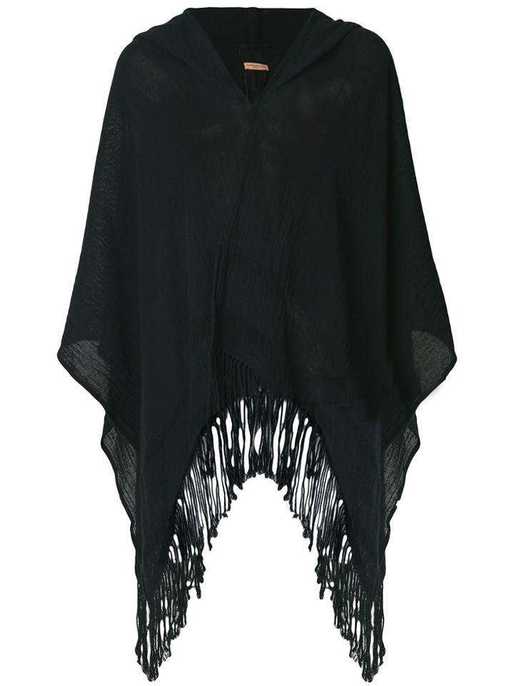 Caravana Trapeze Poncho - Black