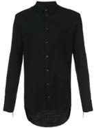 Cedric Jacquemyn Long-sleeve Fitted Shirt - Black