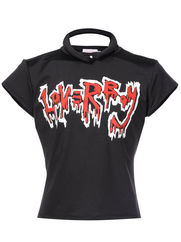 Charles Jeffrey Loverboy Dribble Logo T-shirt - Black