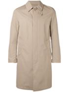 Mackintosh Single Breasted Coat, Men's, Size: 52, Nude/neutrals, Cotton