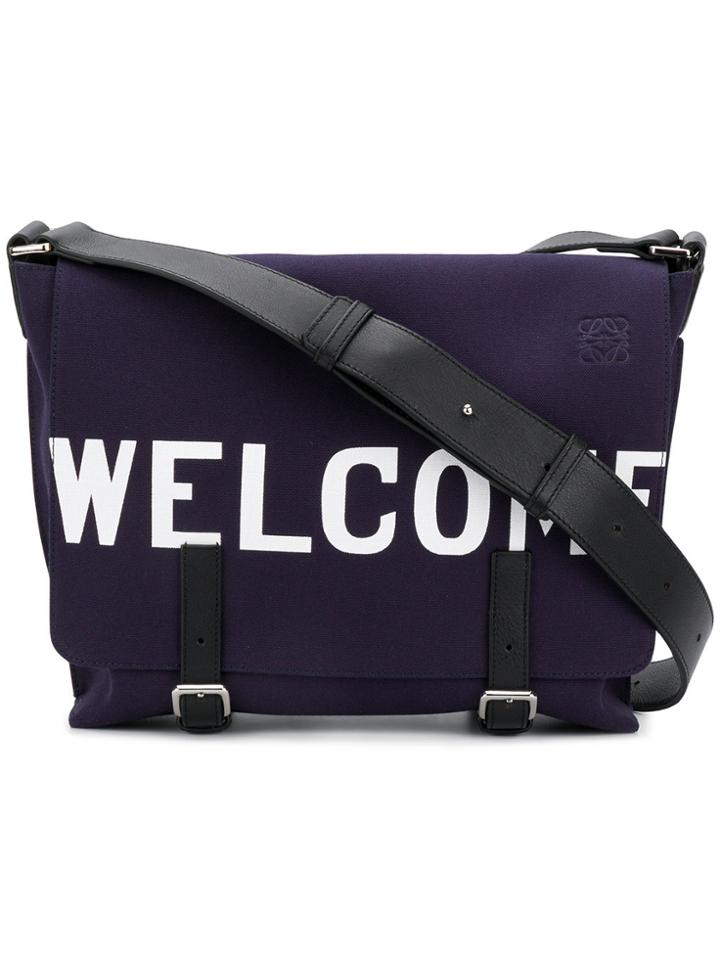Loewe Welcome Messenger Bag - Blue