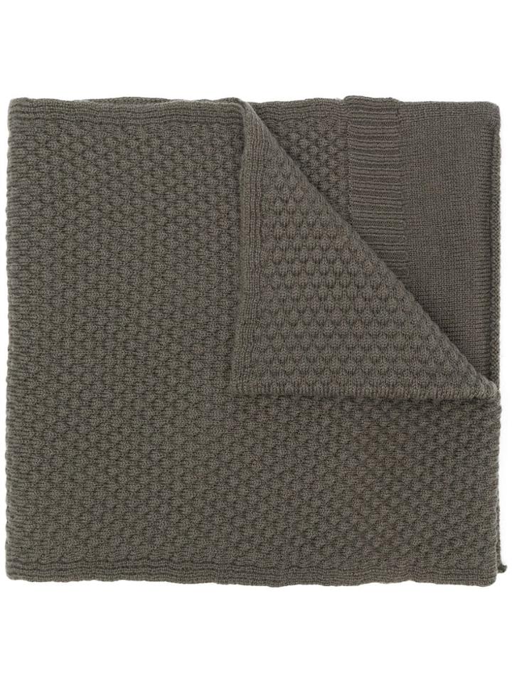 Undercover Oversized Knitted Scarf - Green