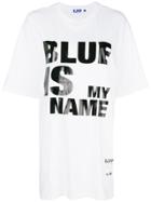 Sjyp Blue Is My Name T-shirt - White